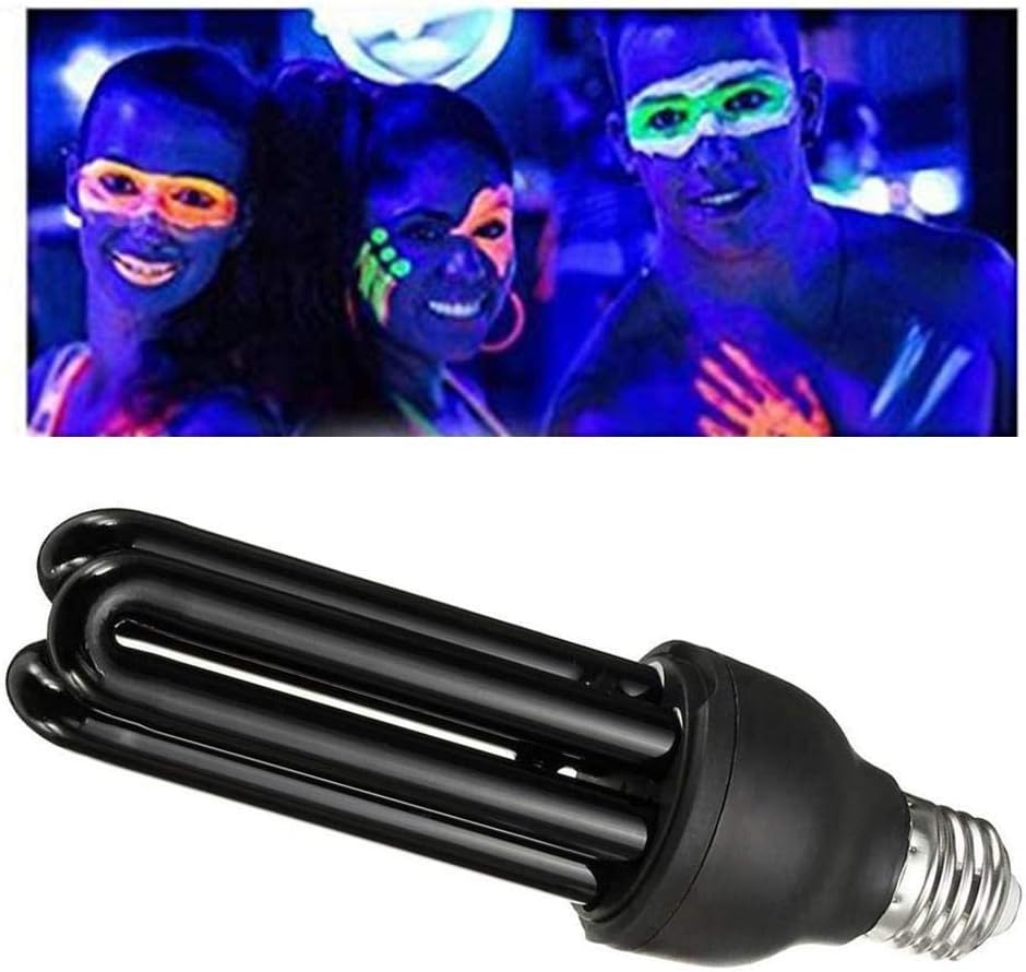 Fdit 40-watt Black Light Bulb for Fluorescence Detection with and Suitable for ID Verification, Detection on Carpets and Furniture (B)