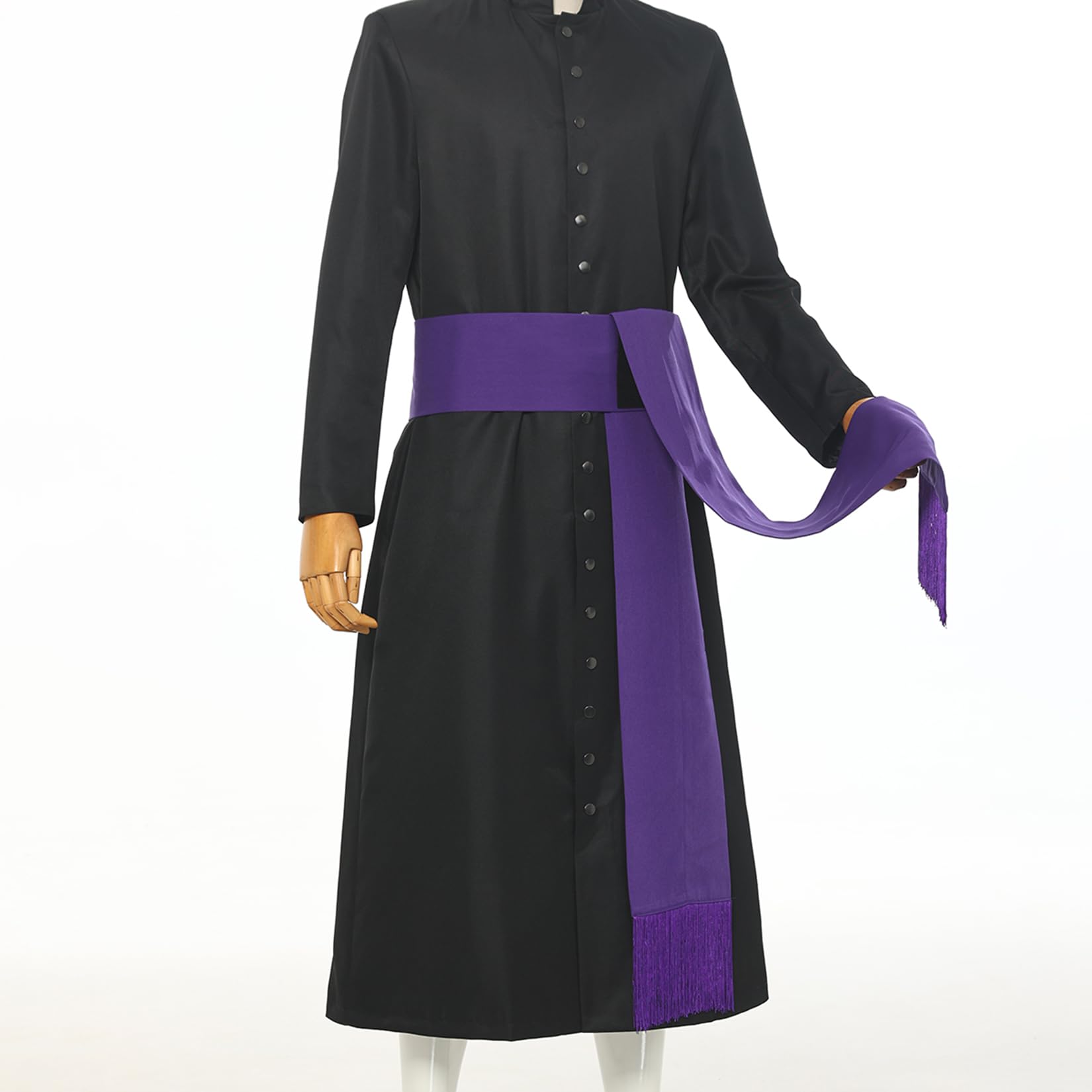 BLESSUME Priester Taillengürtel Soutane Römer Chor Cassock Band Cincture Belt, Violett, Medium