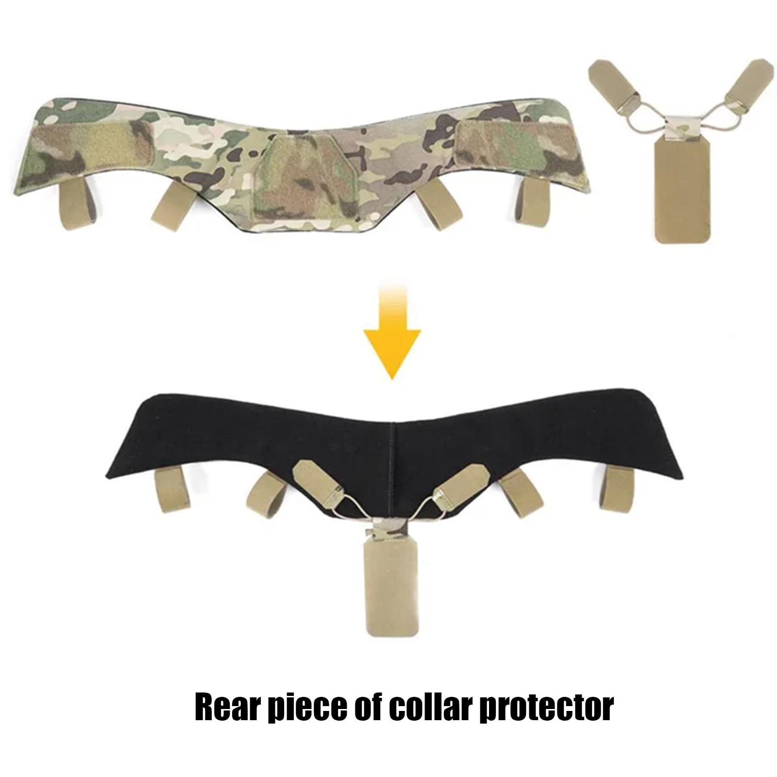 Protezione tattica per il collo, gilet tattico universale per la protezione del collo, accessori da caccia per airsoft.