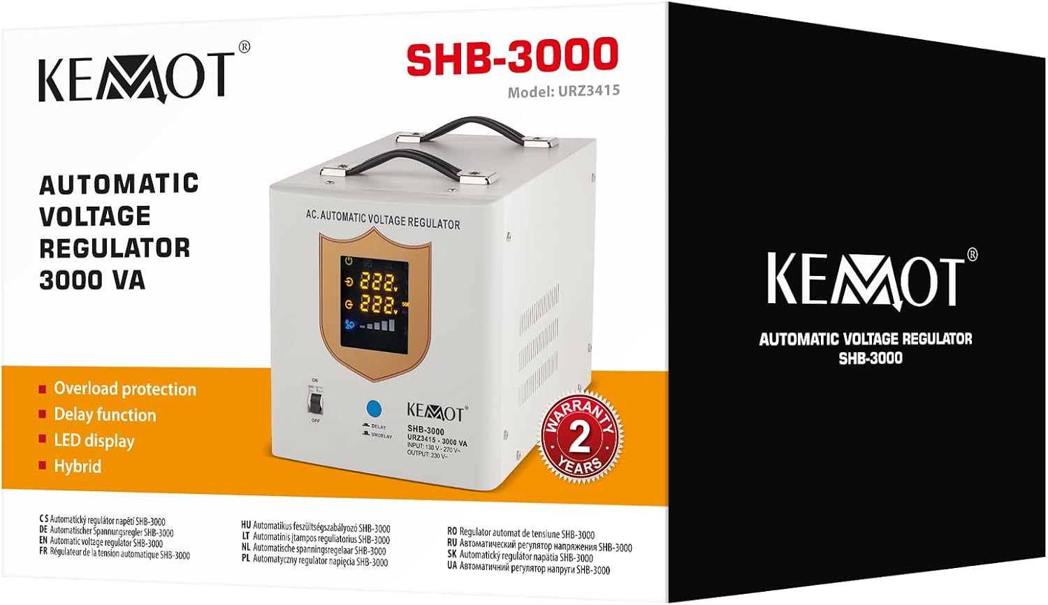 Kemot Automatyczny Stabilizator Napięcia SHB-3000 URZ3415