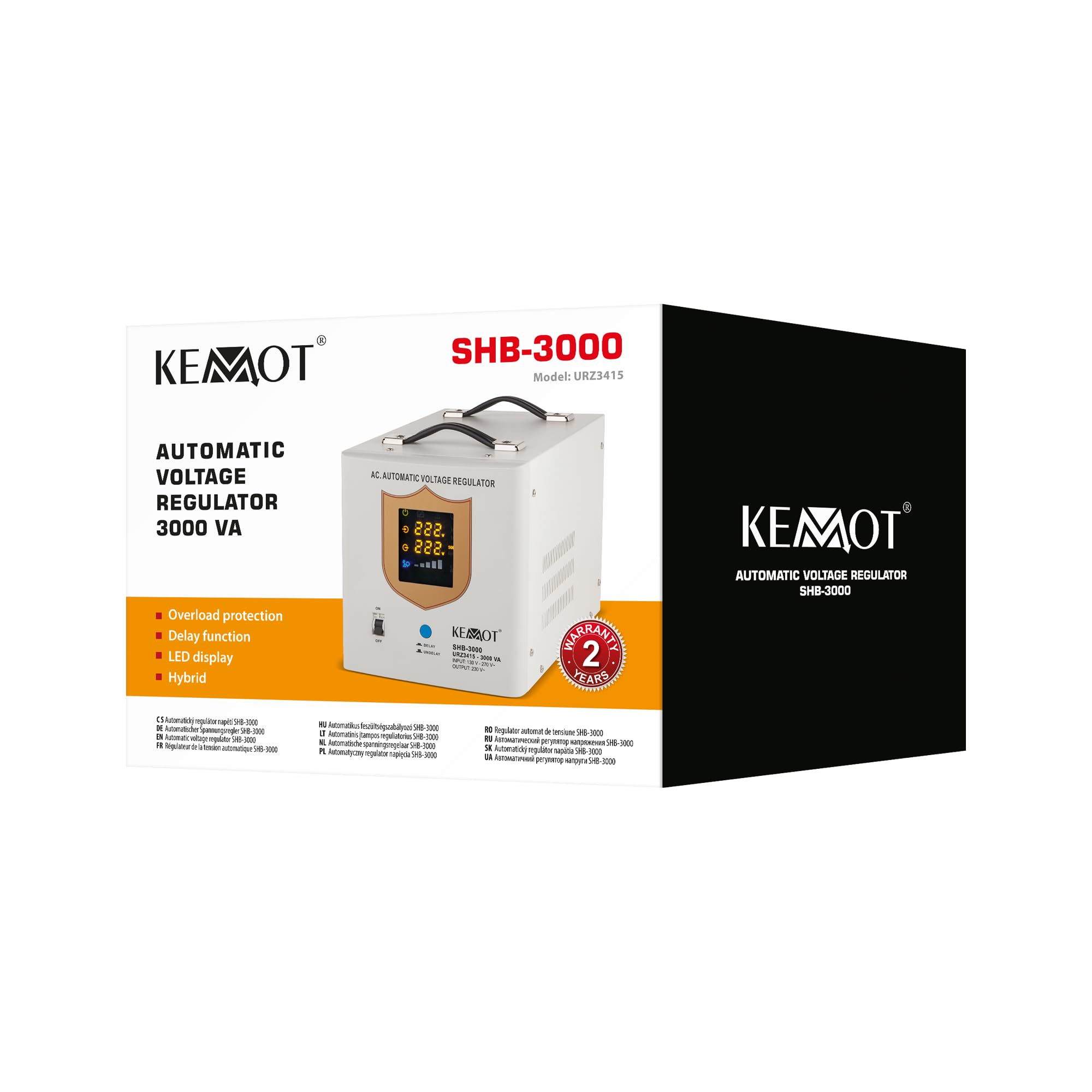 Régulateur de tension automatique KEMOT SHB-3000