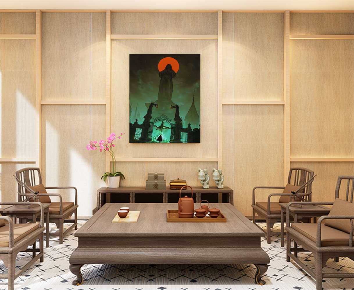 Xtreme Skins Designs Print Wooden Framed Canvas Wall Art Decoration Poster (22x34 Inch) - The Hoont Is Never Done