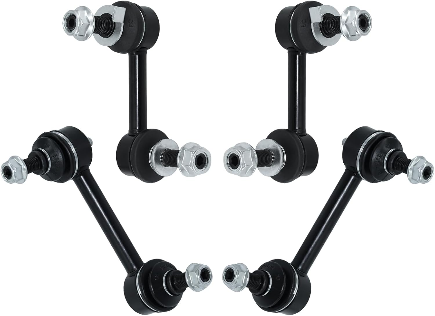 K750044 K750047 K750100 K750101 Front Rear Stabilizer Sway Bar End Link Driver Passenger Sides Suspension Kit Replacement for 2003-2007 Infiniti G35 2003-2009 Nissan 350Z - 4Pcs