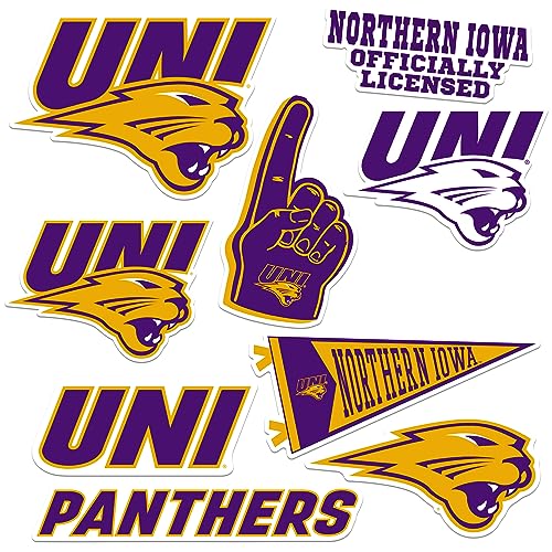 University of Northern Iowa 8 Sticker Pack – Waterproof Vinyl Decals