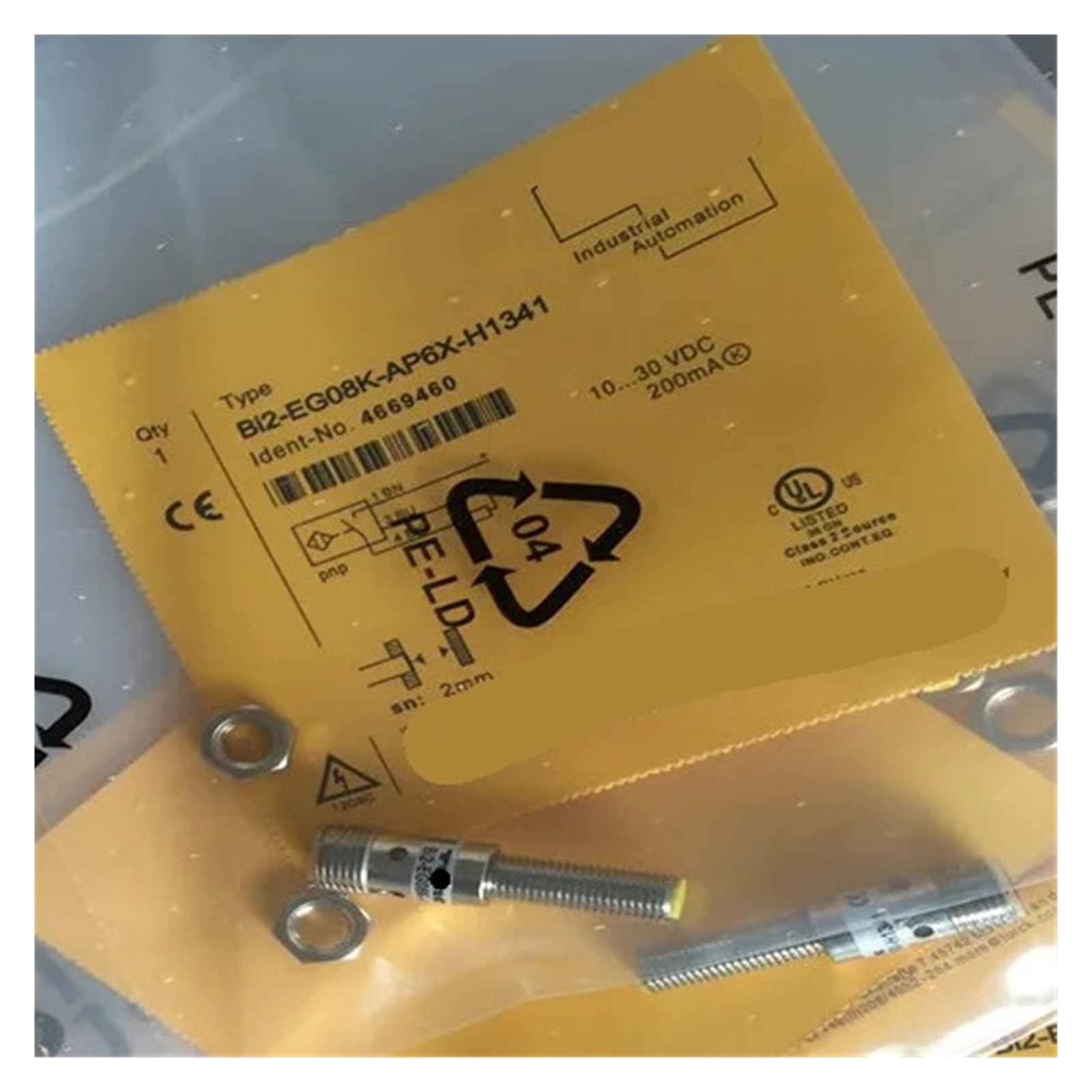 JHPWKRMU 1PCS BI2-EG08K-AP6X-H1141 -AN6X-H1141 M8 Proximity Switch Sensor(BI2-EG08K-AN6X-H1141)