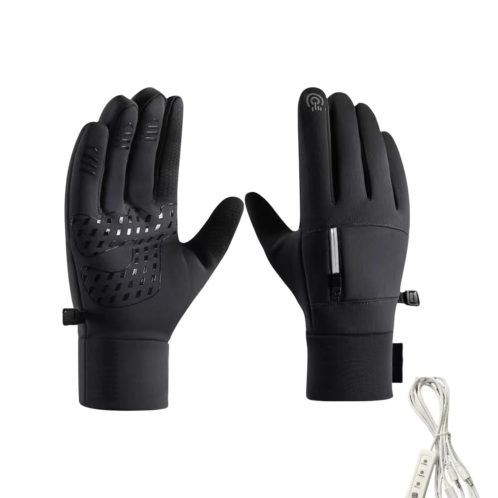 Gant chauffant rechargeable en polyester pour affronter l'hiver - 8