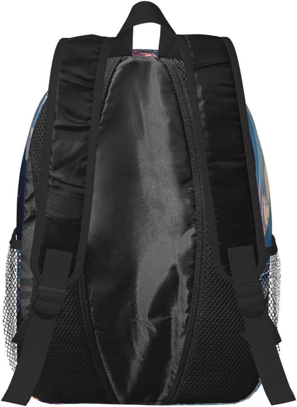 花柄 トンボ プリント バックパック レディース メンズ 軽量 ノートパソコン バッグ カジュアル デイパック ノートパソコン バッ