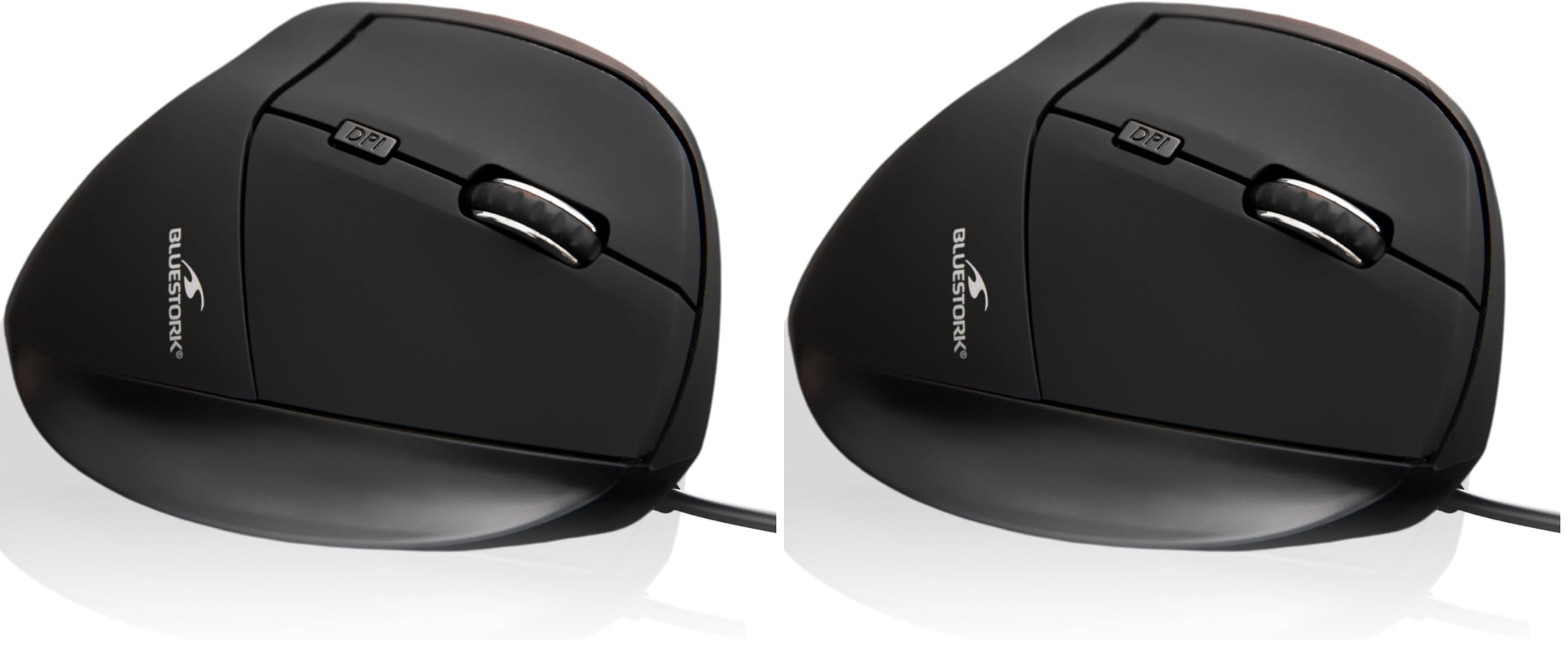 Souris ergonomique filaire USB 6 boutons Bluestork pour PC et Mac