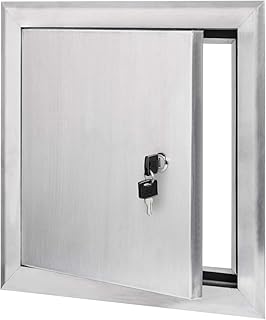 Premier 18x18 Universal Aluminum Access Panel Door with Keyed Latch, Insulated for Exterior Application Use, Wall or Ceiling Mounted for Drywall, Plumbing, Electrical, 2400 Series