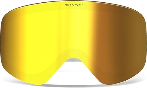 Miniatura 3 de ShadyVEU Gafas de snowboard para esquí anti niebla TPU ajustable 100% UV400 lente intercambiable para hombre y mujer