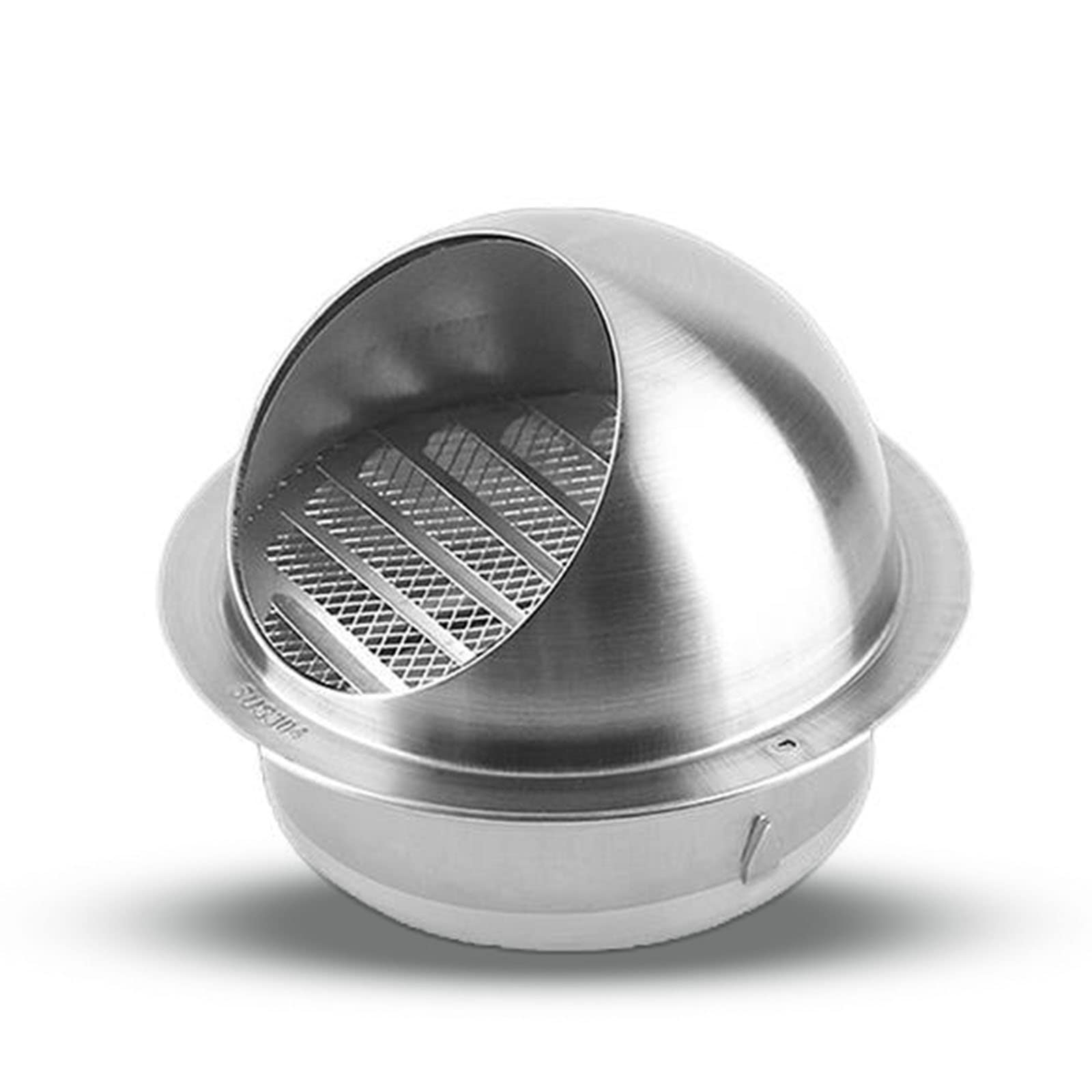 WORDFUN 200/250mm Grille D'évacuation d'air Ronde, Grille De Ventilation en Acier Inoxydable, Bouches D'aération, Housse De Ventilation, Bouche De Sortie Ventilation Grille