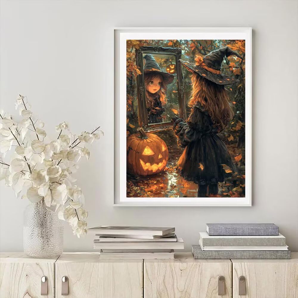 Zestawy do malowania diamentowego DIY, dynia na Halloween, pełne wiertło, 5D, kreatywne zestawy rzemieślnicze, mozaika, rękodzieło, malarstwo, dla początkujących, wyposażenie domu, dekoracja ścienna