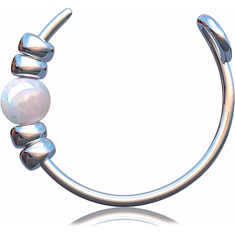 Thin and Delicate Clip-On Faux Nose Hoop - No Piercing Needed