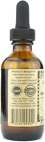Miniatura 10 de SVASTHYA BODY & MIND Melatonina líquida  Promueve el sueño natural  Sin alcohol para adultos y niños, fabricado en los Estados Unidos, 2 onzas,