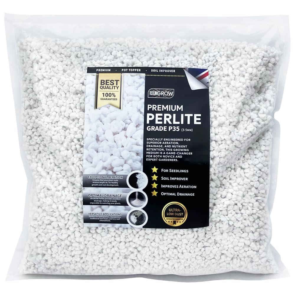 10L Perlite Soil Conditioner - Improve Water Retention and Nutrient Absorption in Your Garden (10L Perlite)