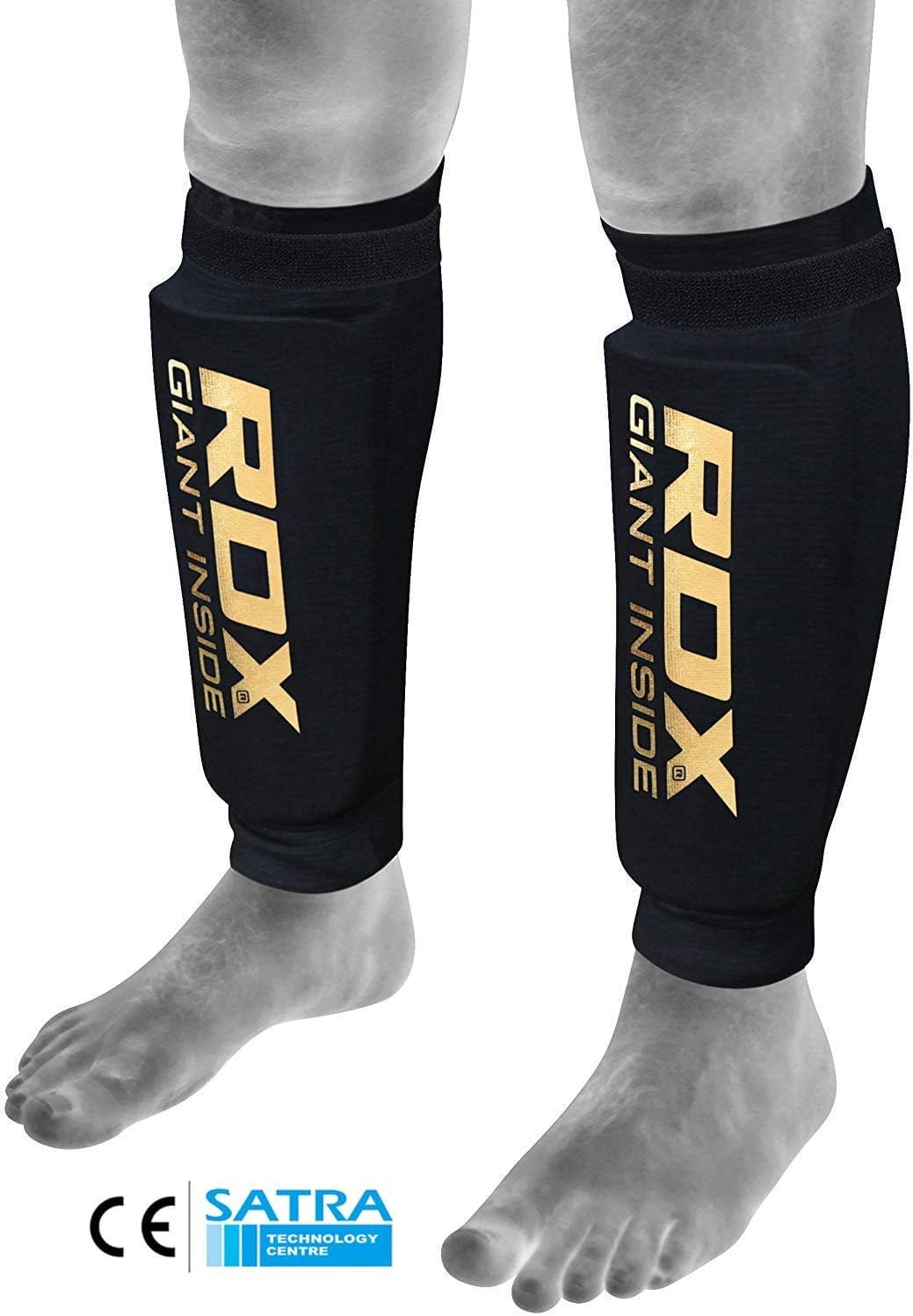 RDX Shin Guards for Muay Thai, Kickboxing, MMA Training and Fighting, Approved by SATRA, Leg Protector Foam Pads for Martial Arts, Sparring, Protective Gear for BJJ and Boxing : Sports & Outdoors