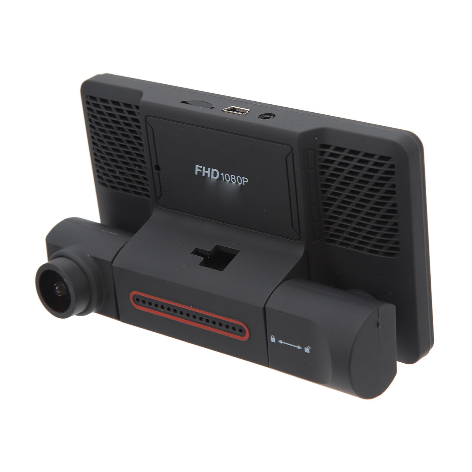 Dash camera 1080P a 3 canali, grandangolo 170°, sensore G
