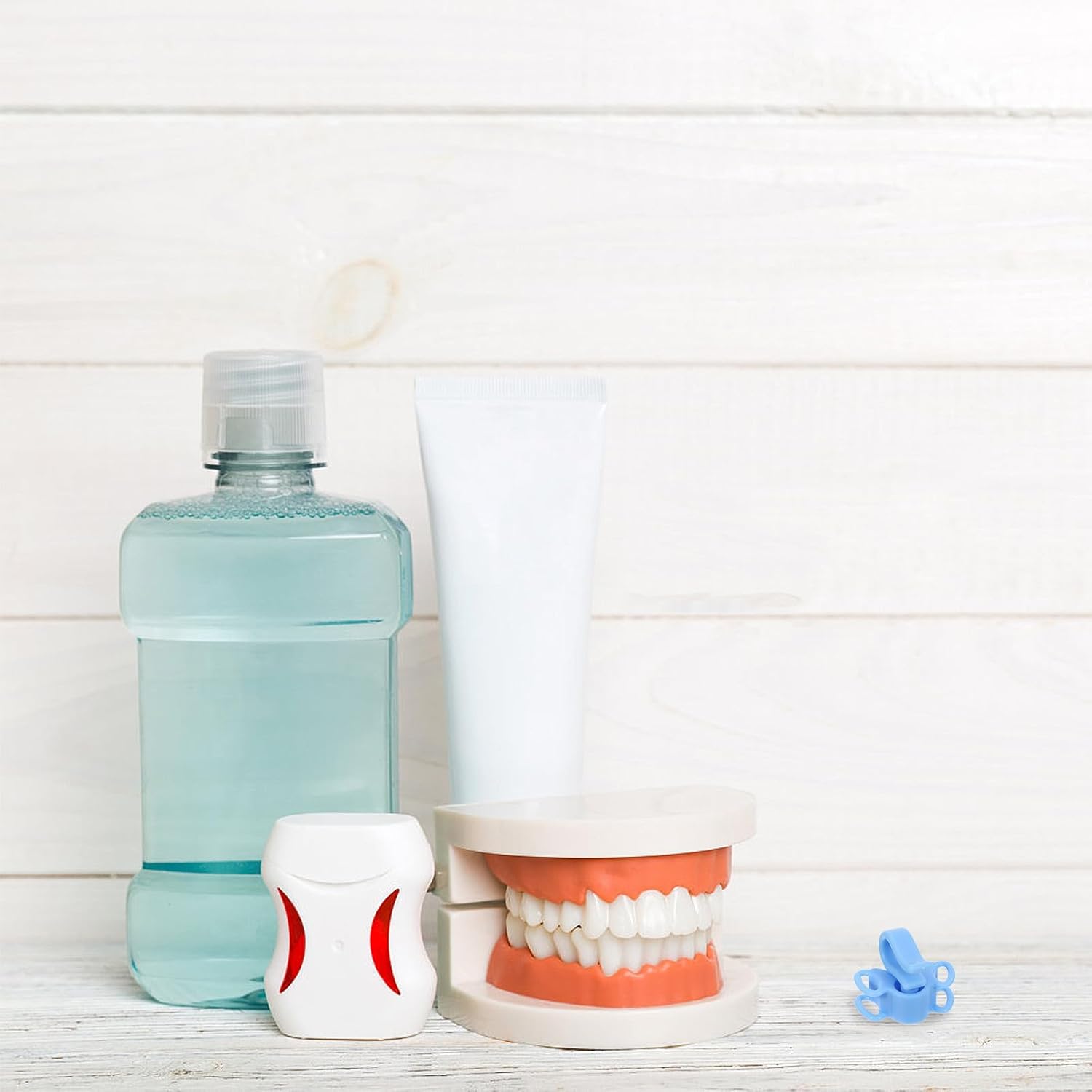 Prop Dental Silicone Bite Block Adult Mouth Opener Adult Silicone Dental Appliance for Hospital and Home Oral Procedures