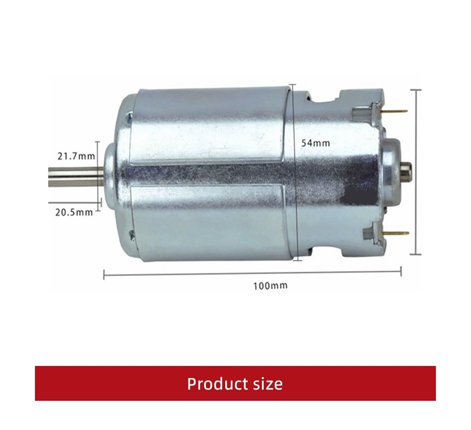 Moteur CC à Deux Axes RS997, 12-24 Volts, 36 Volts, 6000-12000 TR/Min(997-12000 rpm-24V)