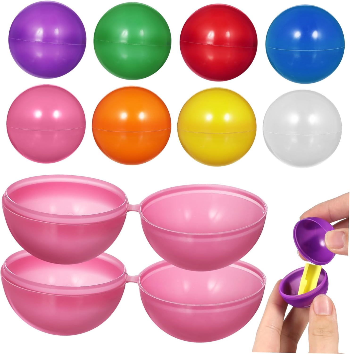 Kisangel Small Draw Balls Vending Machines Balls Transparent Raffle Draw Game Supplies Multiple Themed