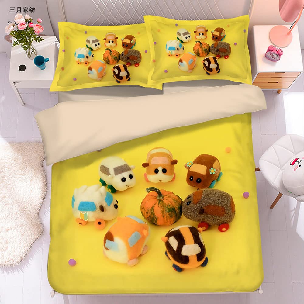 Amazon.co.jp: PUI PUI モルカー 布団カバー シーツ ポテト テディ