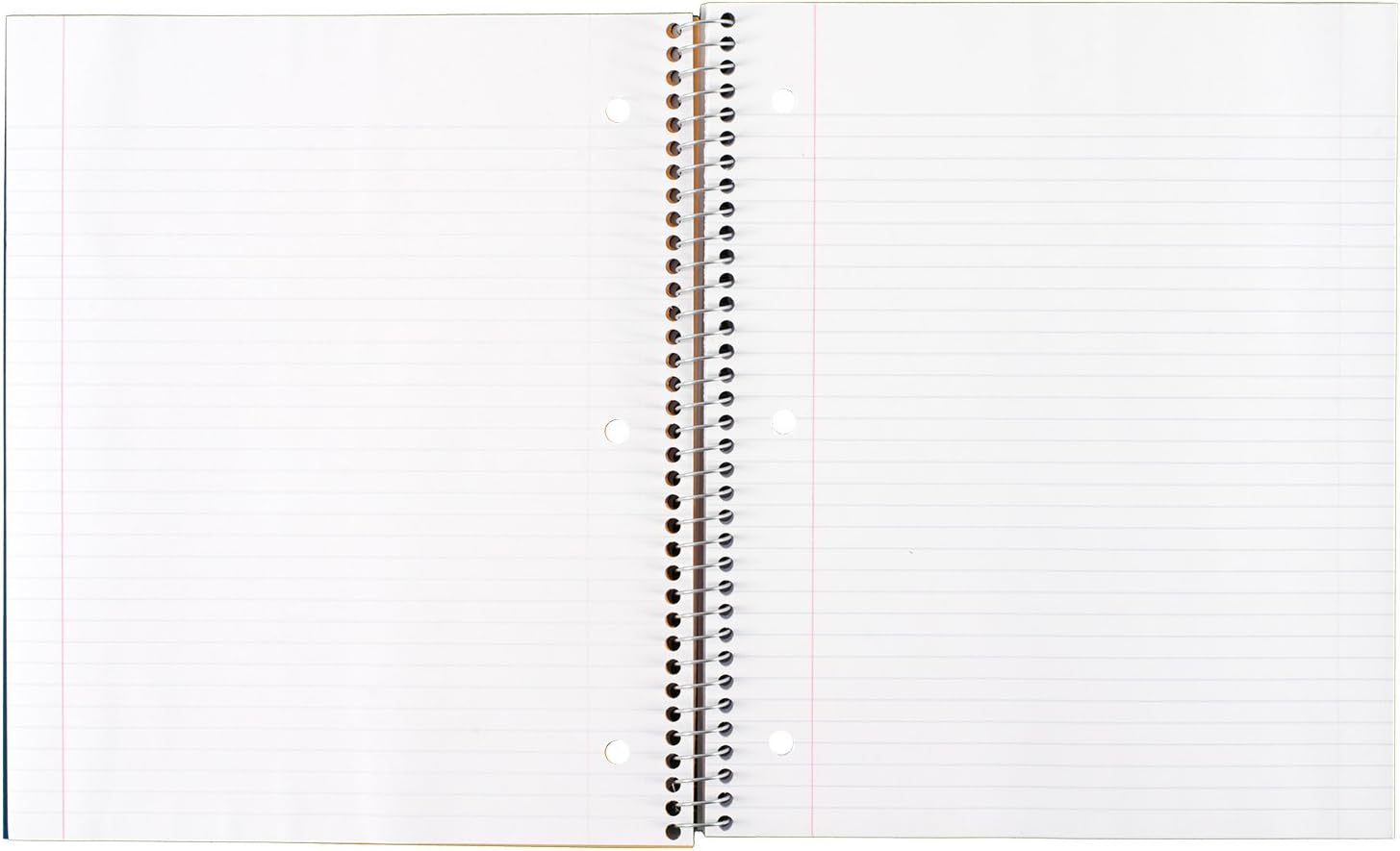 Five Star Spiral Notebook, 1 Subject, College Ruled, 11" x 8-1/2", Assorted Designs, 6 Pack (38840)