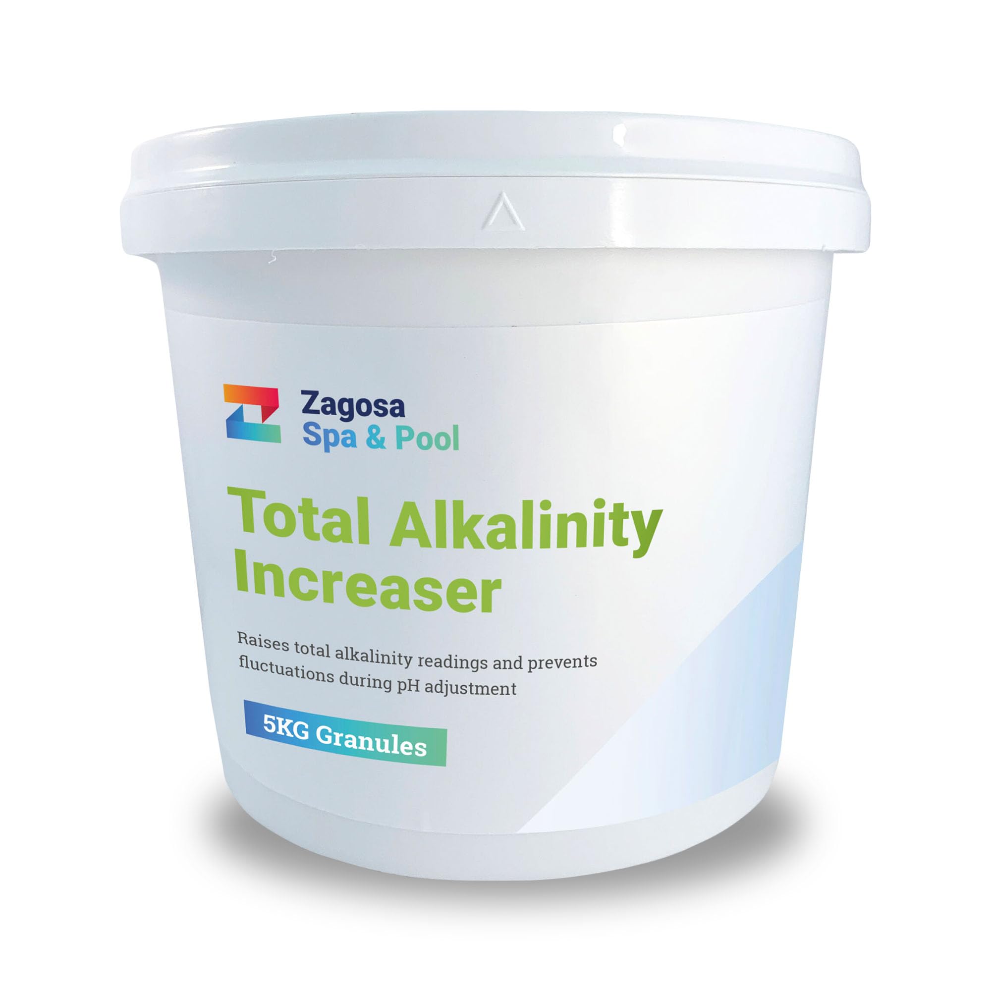 Zagosa 5kg Total Alkalinity Increaser Plus – Boost Alkalinity in Swimming Pool, Spa, Hot Tub, Inflatable Water for Crystal Clear Results – Maintain pH Balance & Prevent Fluctuations.