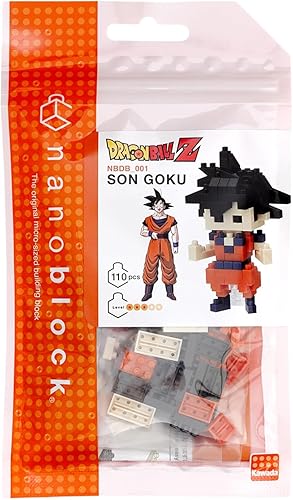 Miniatura 6 de nanoblock - Dragon Ball Z - Son Goku, kit de construcción de la serie de colección de personajes