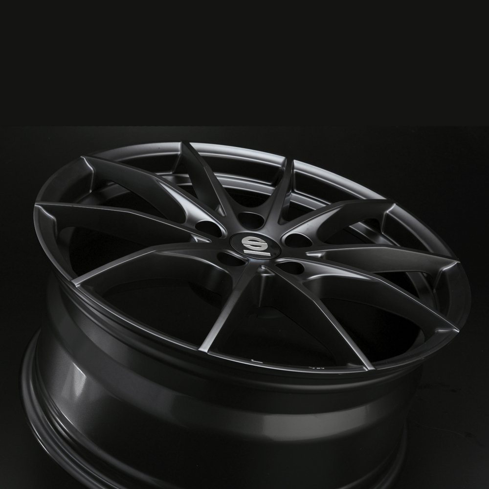 Sparco Trofeo nero opaco 6.5 x 16 ET37 4 x 100 Hub Bore 63.3 cerchi in lega