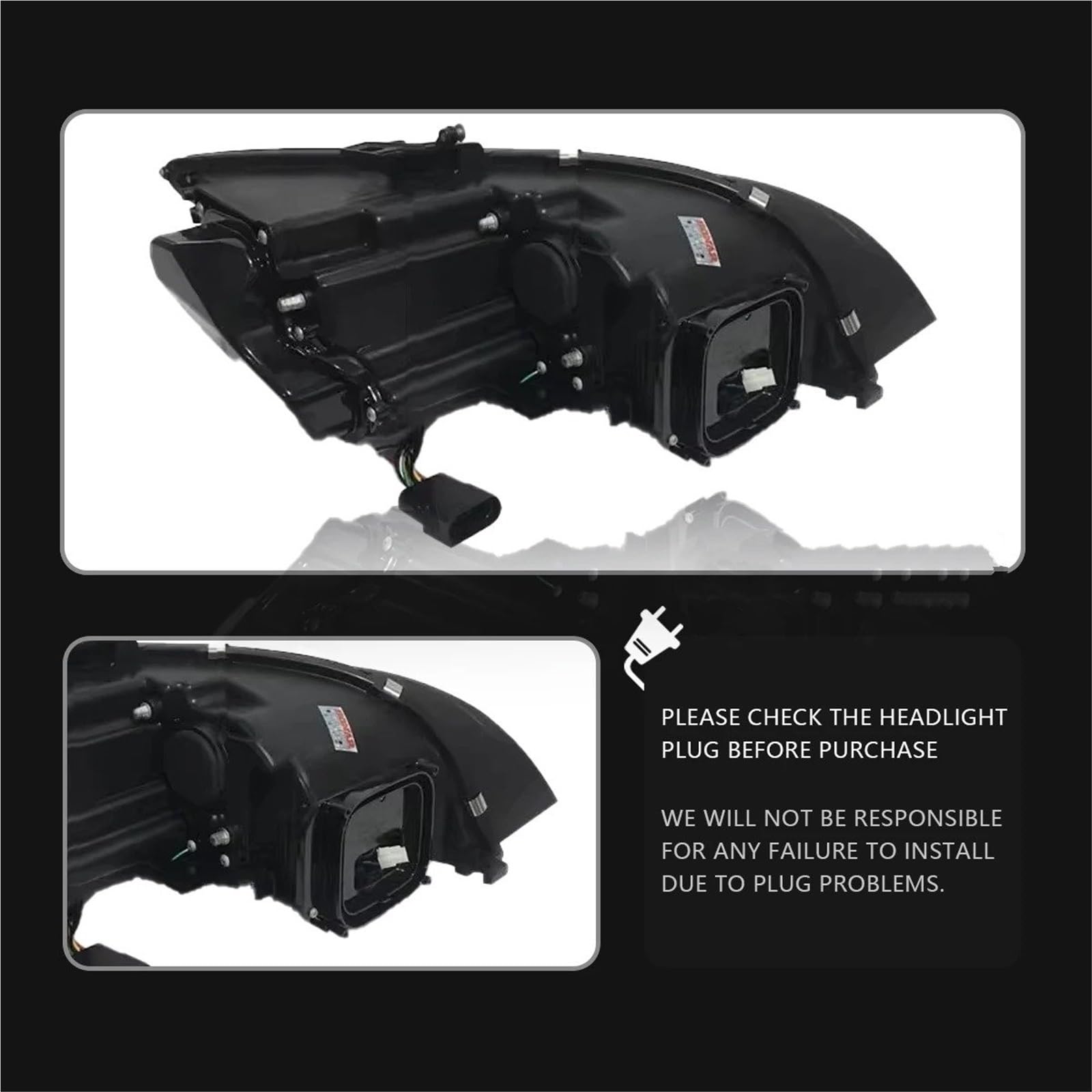 Faro Anteriore per Auto per TT Faro Anteriore 2006-2014 Faro proiettore Luce Diurna Accessori automobilistici Luci per Auto Gruppo Faro Anteriore