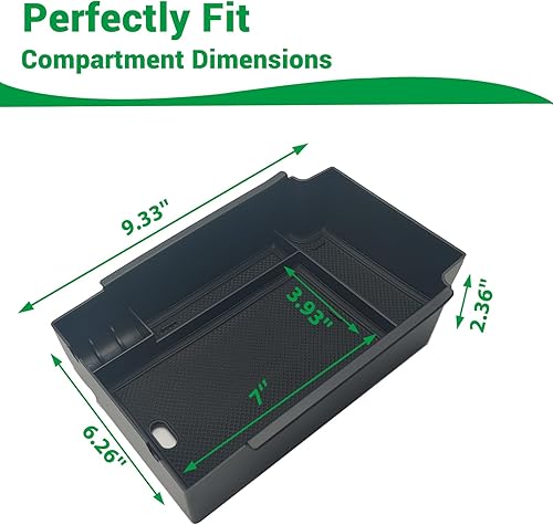 Miniatura 4 de Organizador de consola central para Subaru Crosstrek 2023-2024 y Subaru Impreza 2024, bandeja organizadora de almacenamiento de reposabrazos,