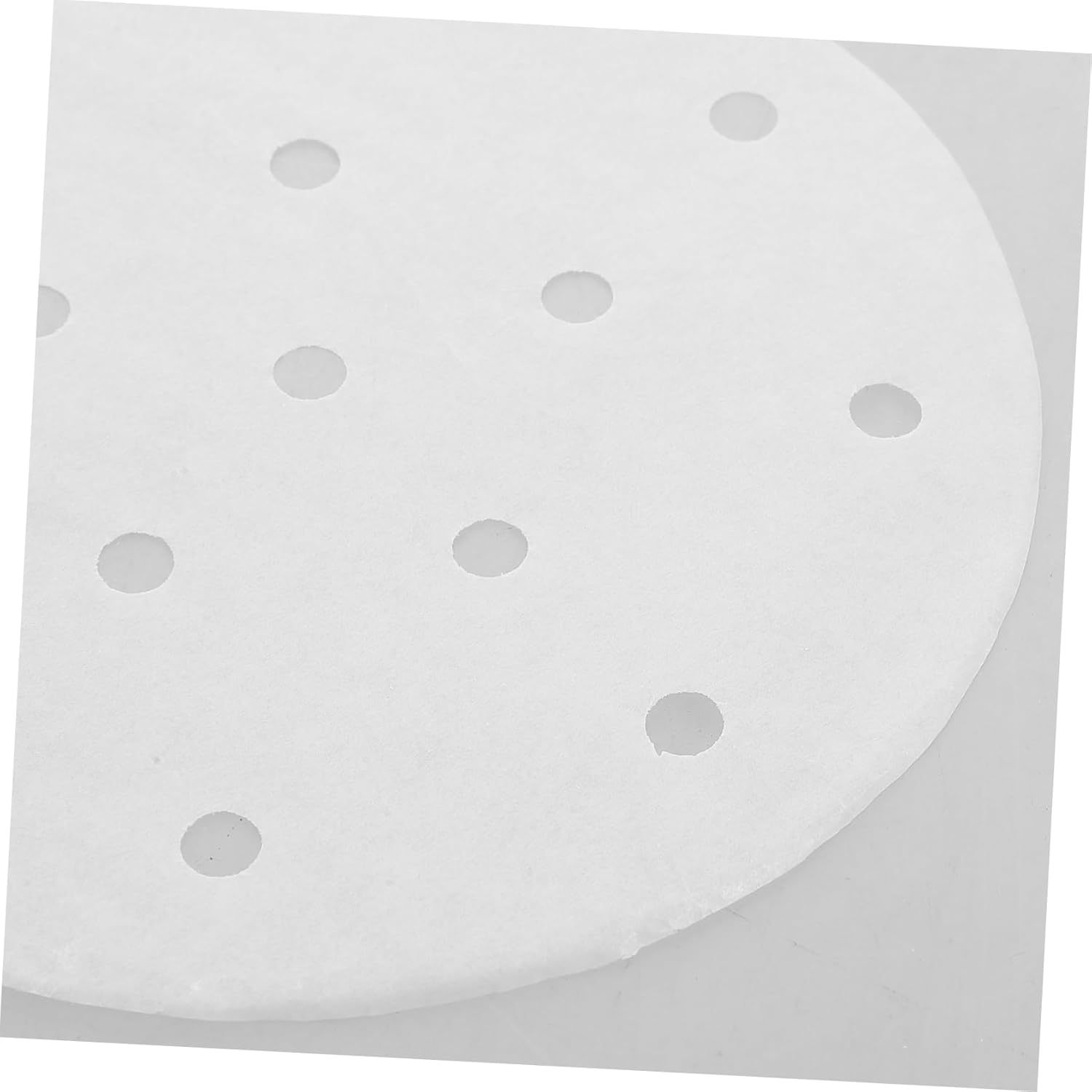 400 Sheets Round Non-Stick Steamer Paper Liners Perforated Silicone Baking Paper for Dumplings 5.5-Inch Size for Home Cooking and Steaming