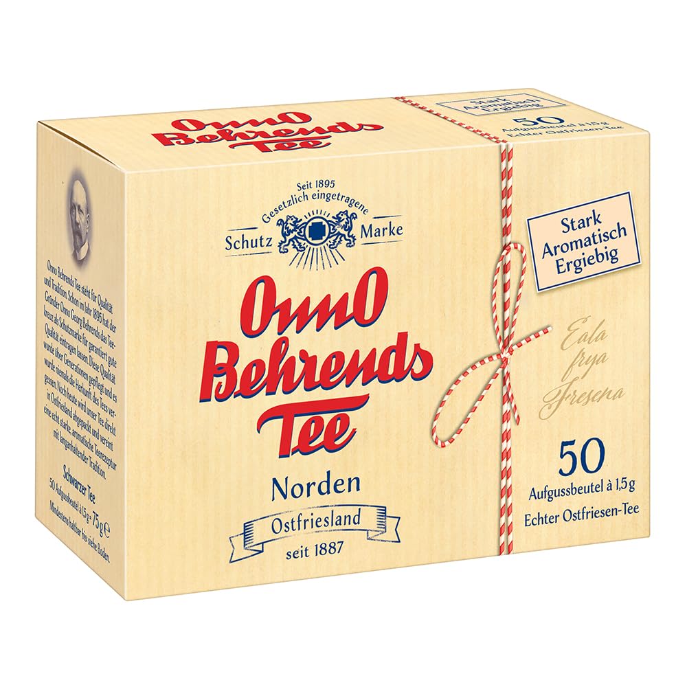 Onno Behrends Ostfriesen Tee | 50 Teebeutel | Kräftig & Aromatisch