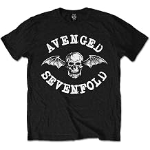 Avenged Sevenfold 'Classic Deathbat' Black Kids T-Shirt 5-6 Years
