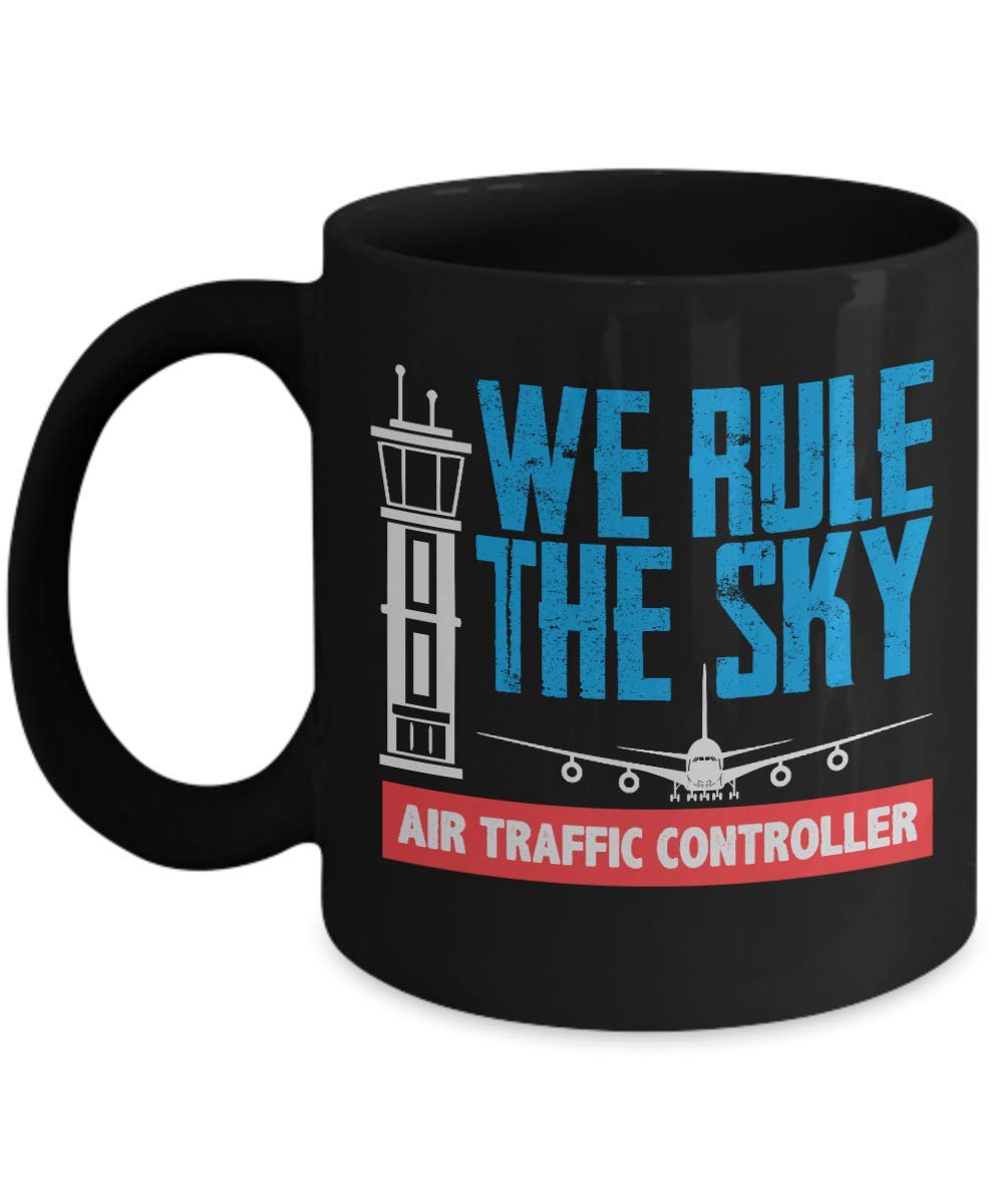 Curious Graphix Air Traffic Controller Gift Coffee Mug Long Lasting Dishwasher and Microwave Safe Cup | ATC Control Mugs