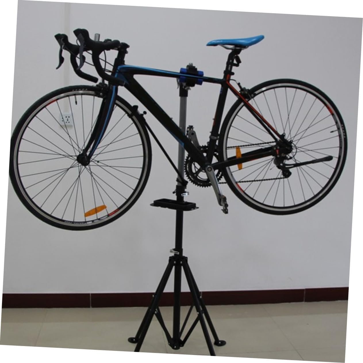 Simple Bike Wall Mount Rack for Mountain Folding Road Bikes Space-saving Vertical Hanging Storage with Easy Installation Design for Garage and Indoor Use