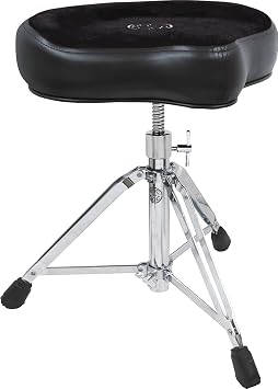 ROC-N-SOC Manual Spindle Drum Throne with Original Saddle - Black