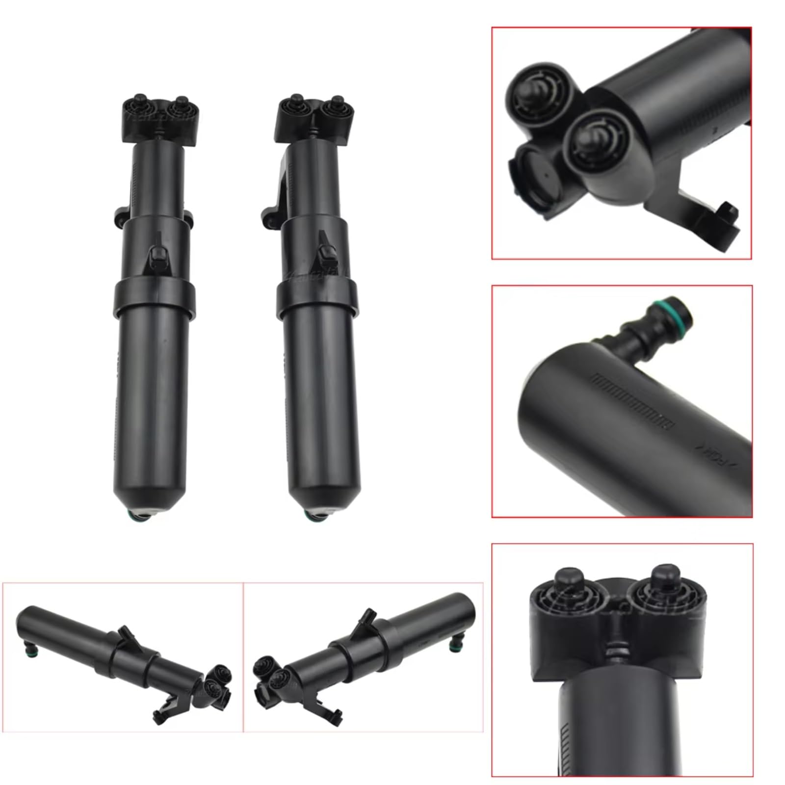 Buse Nettoyage Phares Compatible Avec Benz Pour C280 2007 1/2 Pièces Buse De Lavage De Phare Avant Accessoires De Jet De Nettoyage De Phare A2038601347