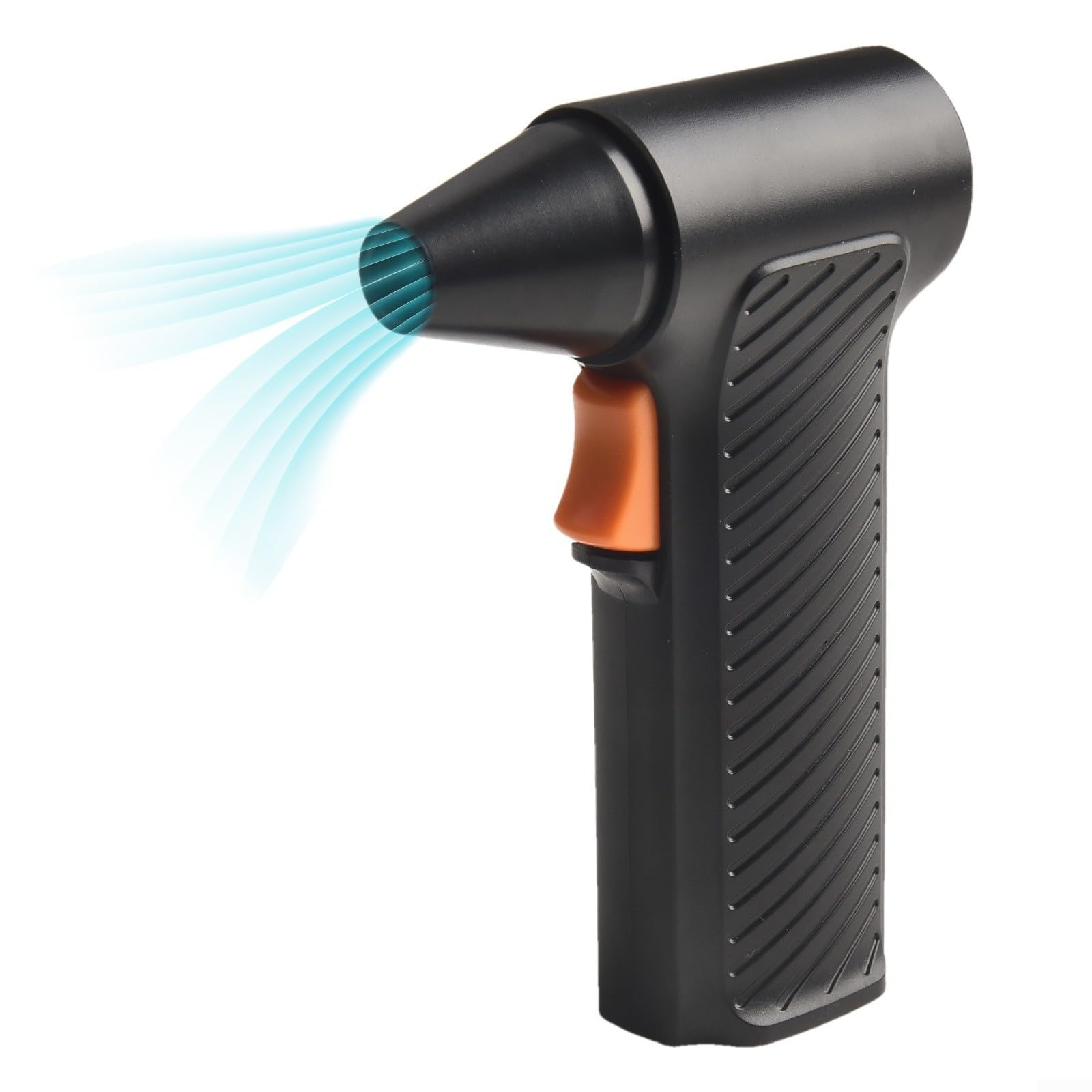 Bürstenloses Turbo-Gebläse, 11000 U/min, mit 2600 mAh Akku, stufenlose Steuerung, Luftstaubwedel, für Auto-Computer-Reinigung, tragbarer Laubbläserventilator, Schwarz