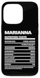 iPhone 13 Pro Marianna Nutrition Facts Name Funny Case