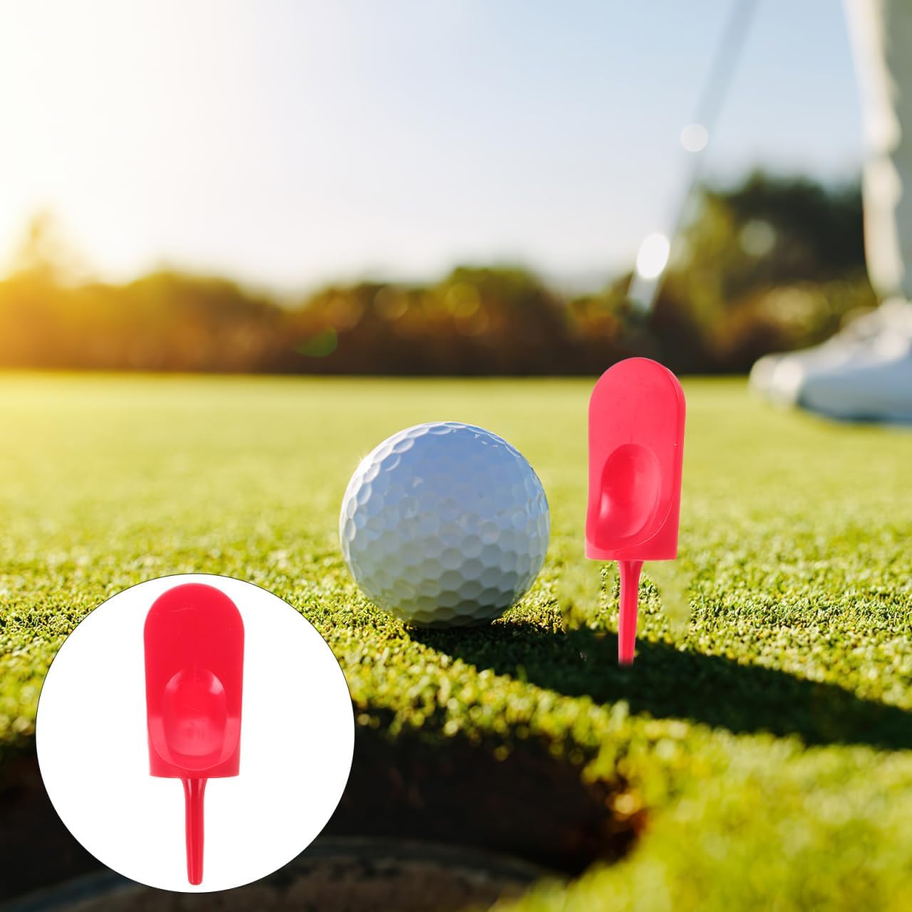 5 Pcs Golf Divot Repair Tool Metal Divot Tool Single Prong Fork Wear-Resistant Golf Fork for Pitch Repair Lawn Golfing Accessories
