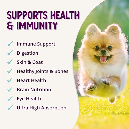 Miniatura 7 de Health Extension Lifetime - Tabletas multivitamínicas y minerales para perros y cachorros, 30 tabletas - Inmune, digestión, apoyo articular, salud