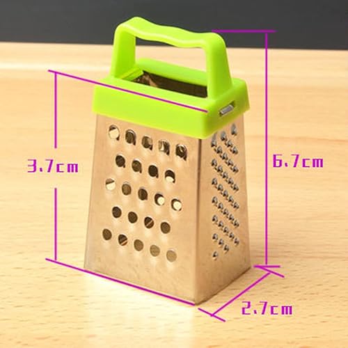 Miniatura 5 de Trituradora de verduras fácil de usar conveniente acero inoxidable resistente a la corrosión Rallador de queso seguro utensilios de cocina púrpura