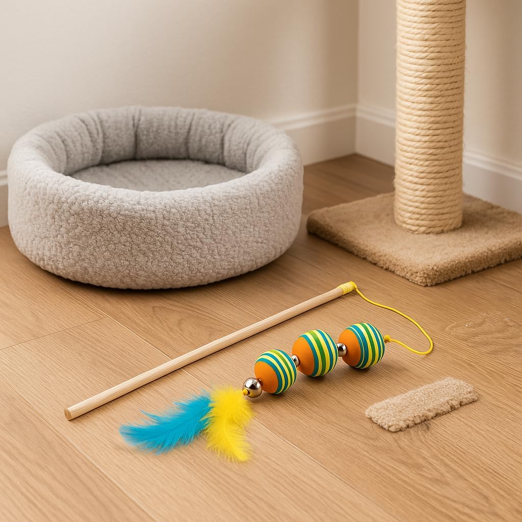 Busstier Kedi Oyun Oltası (Standart, Üç Top)