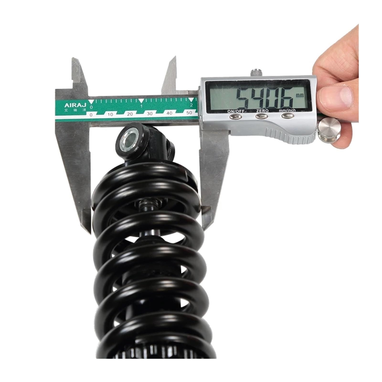 Muelle en Espiral de Scooter eléctrico y Amortiguador de Choque híbrido hidráulico 165 mm