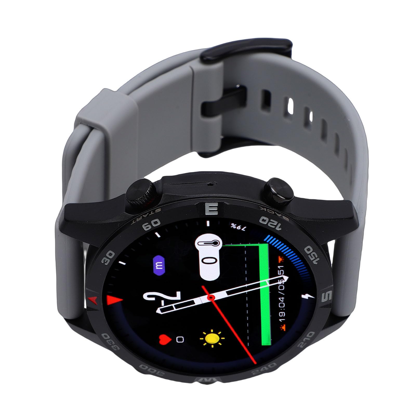 Reloj de Buceo para Hombres, Reloj Inteligente 100 M, Resistente Al Agua, Deportivo de Buceo con Barómetro con Sensor de Profundidad, Batería de Larga Duración, Natación, Esnórquel, Aleación