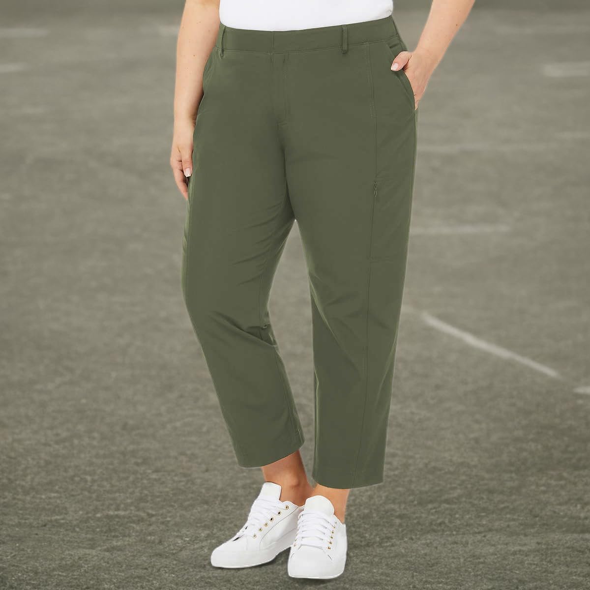 Kirkland Signature Women's 4-Way Stretch Ankle Travel Pants - Image 5