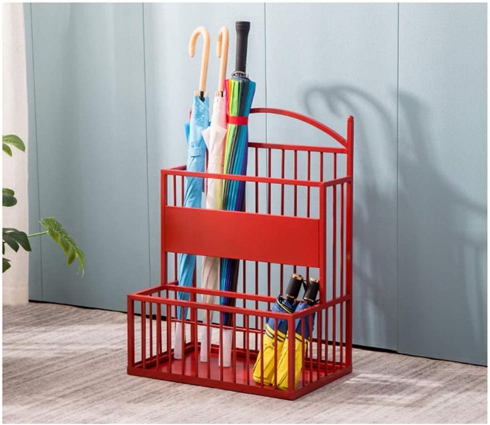 Umbrella Stand, Umbrella Stand Wrought Iron, Umbrella Storage Bucket At The Entrance of The Home Hotel Lobby, Large Capacity Storage 15~30 Umbrellas, 2 Sizes