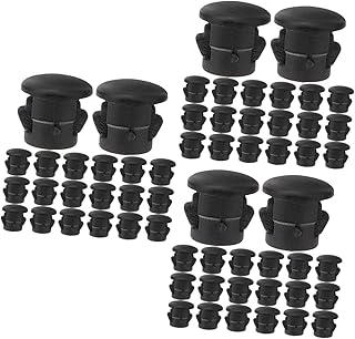VILLCASE 900 Pcs Panel Round Hole Plug Plastic Plugs for Round Holes Cabinet Hole Covers Screw Inserts for Furniture Hole Plugs Door Screw Hole Plugs Chair Protector Board Abs Hole Plugging