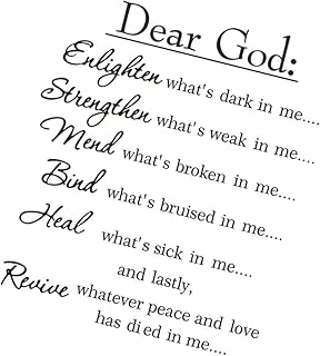 Hemoton Adesivo Inglês Adesivos De Escritório Decoração De Escritório Letras Adesivos Deus Decalque De Parede Carta De Família Citação Carta De Escritório Decalque De Parede Pvc Adesivos